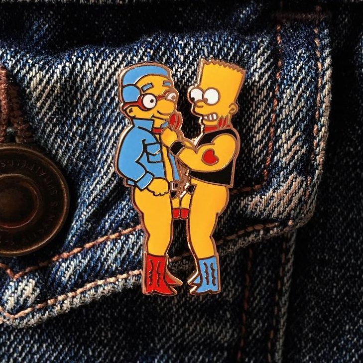 Bart of Finland Pin