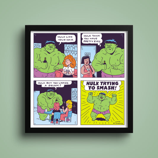 Hulk Smash Print