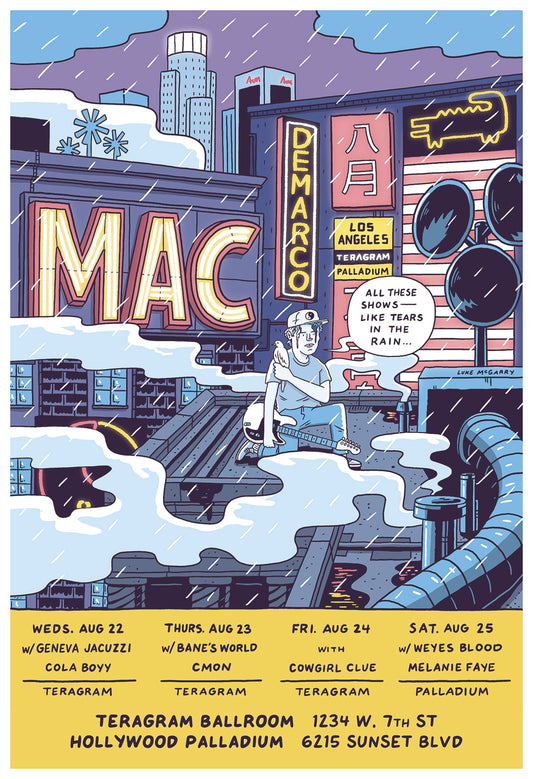 Mac DeMarco 2018 Residency Print