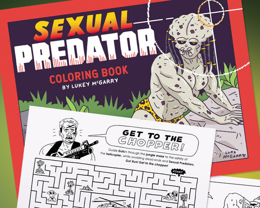"Sexual Predator" Coloring Book