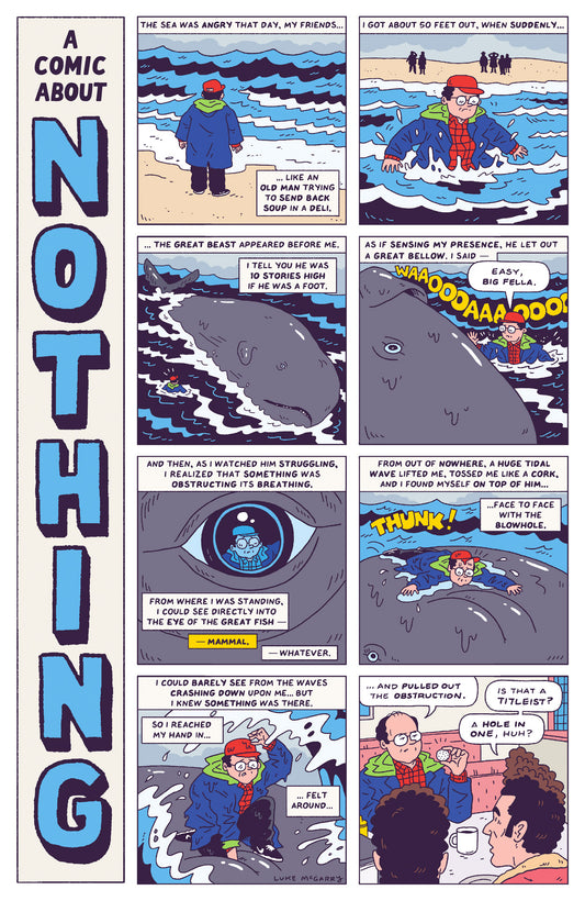 “A Second Comic About Nothing” Seinfeld Print